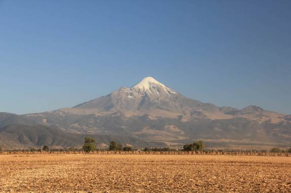 A maior montanha do país, o majestoso Pico Orizaba, no México (foto de Geraldo Ozorio)